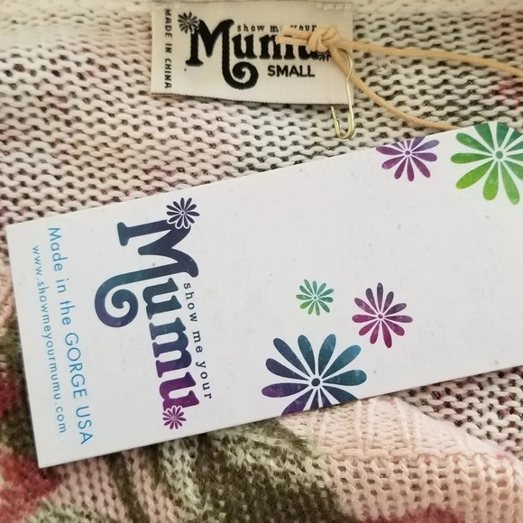 NWT Show Me Your Mumu Bonfire Hydrangea Sweater S - Picture 6 of 9